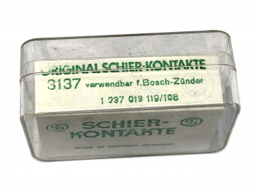 Zündkontakt SCHIER 3137 f. Bosch 1237013119/108 VW Bus LT 28-55 Unterbrecher NOS