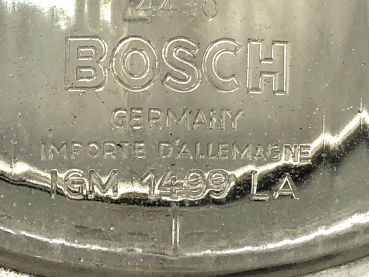 Scheinwerfer asymmetrisch BOSCH GERMANY (A) gebr. Org VW Käfer -7/67 Porsche 356