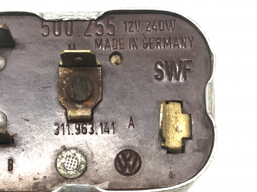 Relais für Zeitschalter Standheizung (B) SWF 311 963 141 gebr. Org VW Typ3 Typ-3