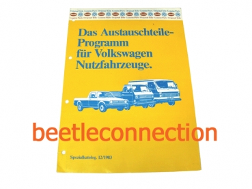 Katalog Austauschteile-Programm Volkswagen Nutzfahrzeuge VW Caddy Bus T2 LT