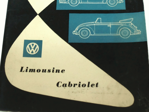 Betriebsanleitung VW Käfer Limousine Cabriolet Ausgabe April 1958 Anleitung (A)