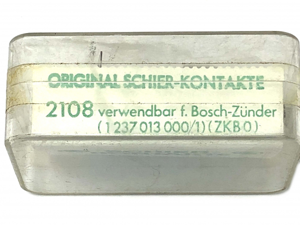 Zündkontakt SCHIER 2108 f. Bosch 1237013000/1 VW Käfer Bus T1 Unterbrecher NOS