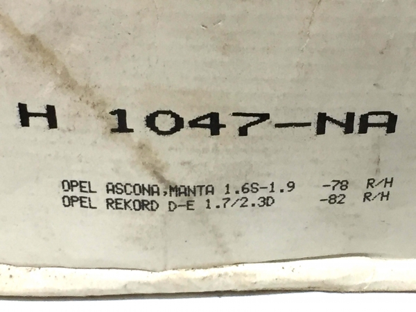 Bremsbacken hinten Opel Ascona Manta Record Bremsbackensatz ~ alte Lagerware ~